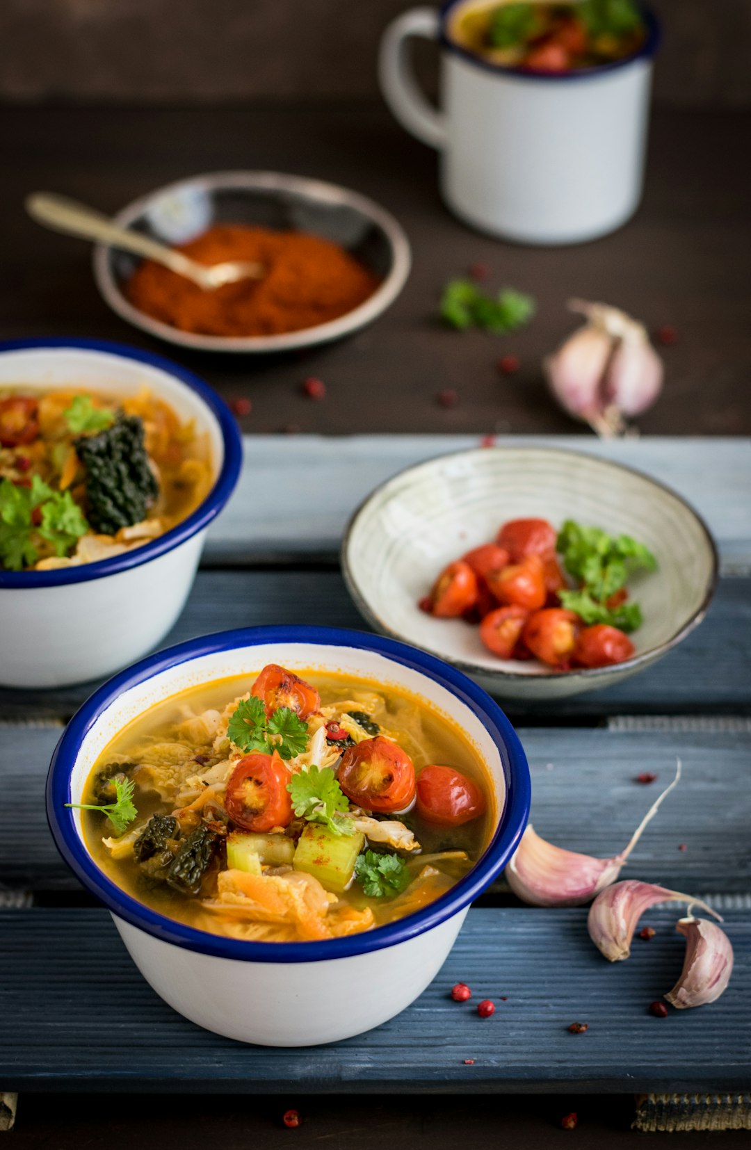 Creative Bruschetta Bites in Coddled Bowls