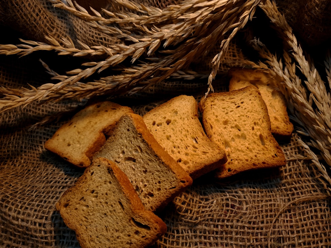 Warmly Toasted Challah Bread with Fresh Butter Spreads