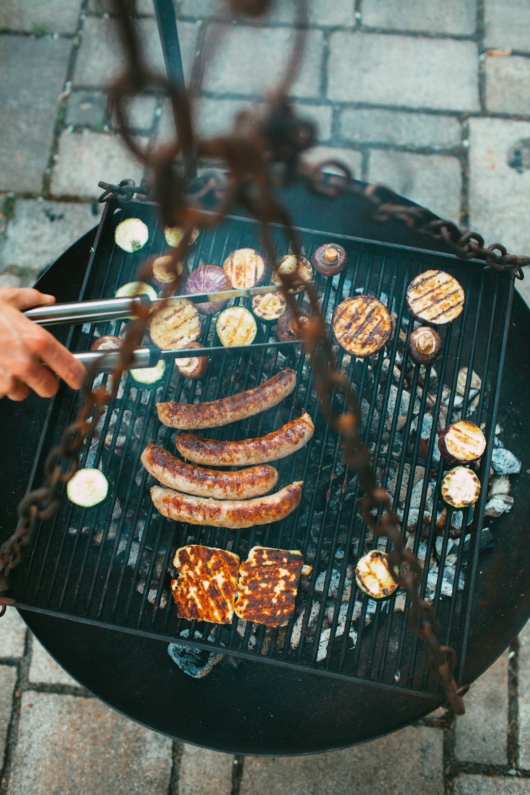 Summer BBQ Essentials Courgette Grilled Ribs with Spicy Pepperoni Sauce
