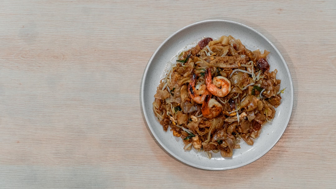 Delicious Rice and Ham Dish with Tangy Relish and Vinegar