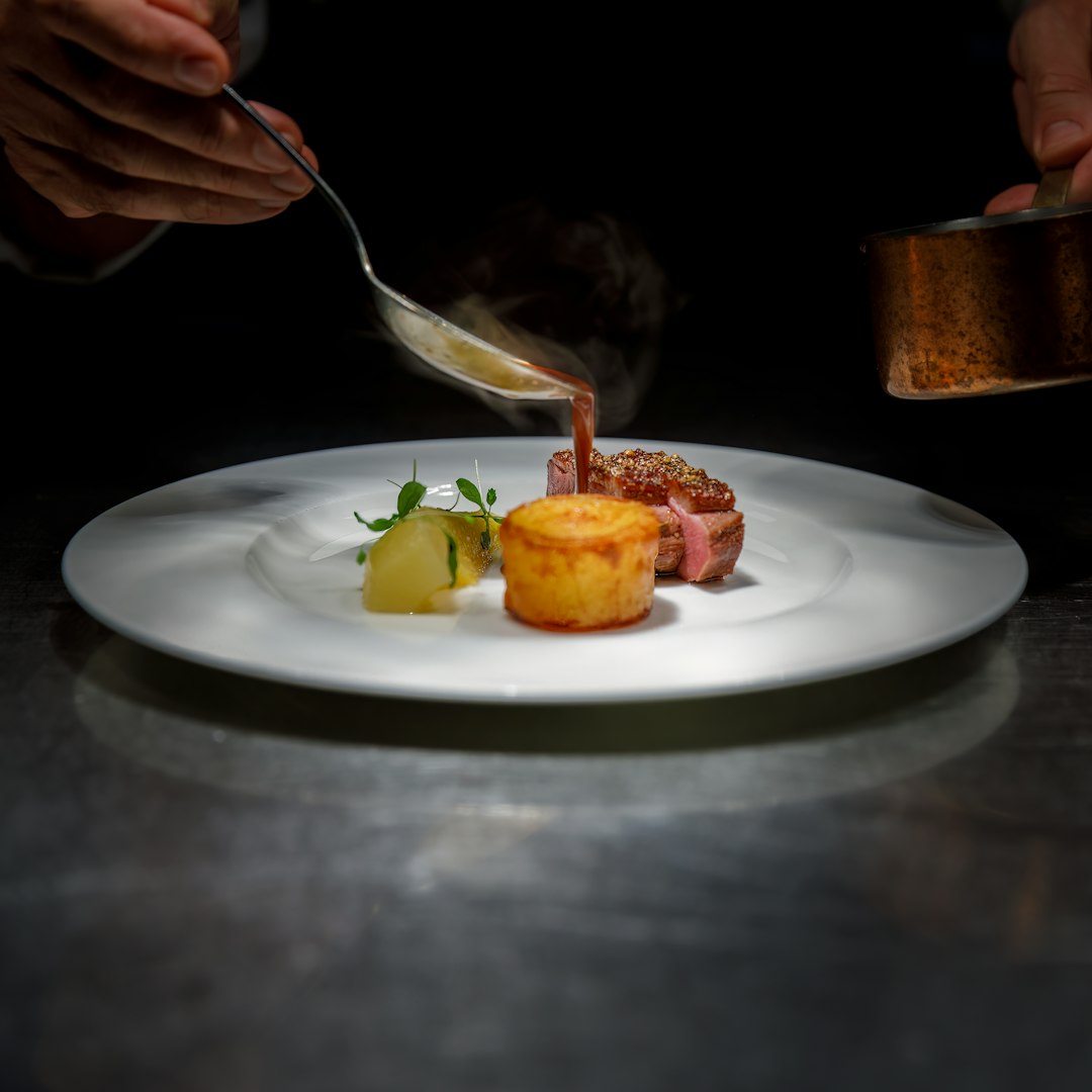 Delicious Truffle Blini Carpaccio Pumpkin Edamame Menu